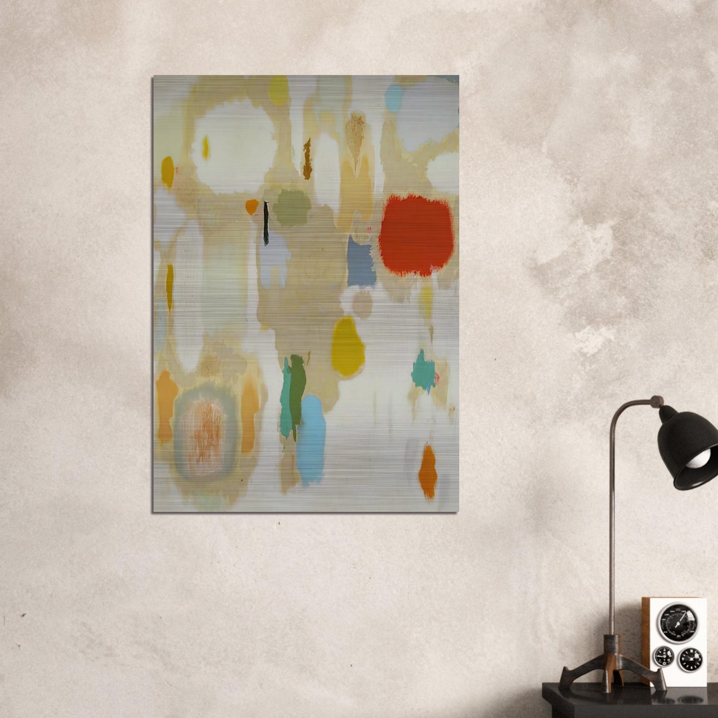 Contemplations on Geraniums - 1952 - John Ferren Brushed Aluminum Print - 70x100 cm / 28x40 inches | John Ferren Aluminum Print | John Ferren Prints