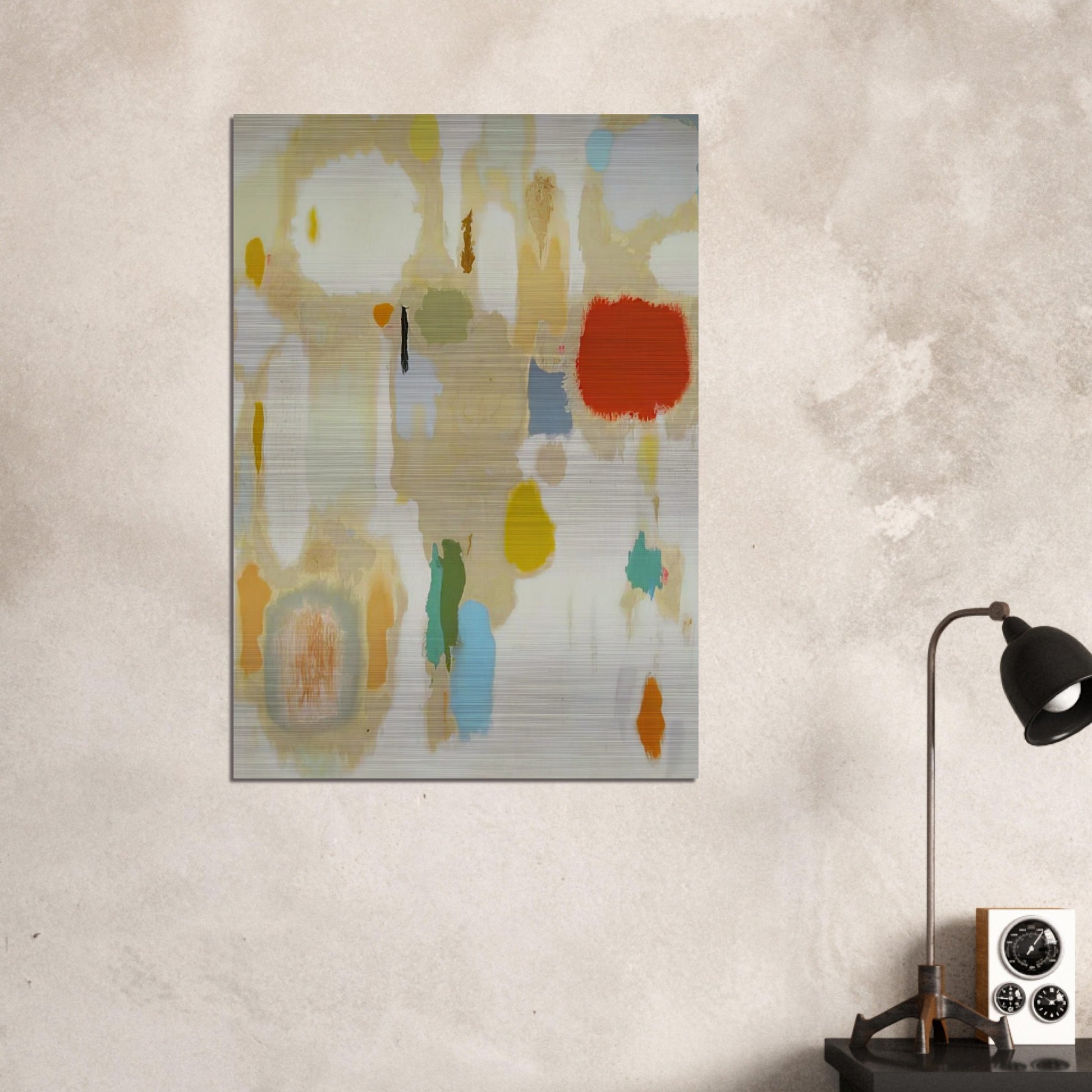 Contemplations on Geraniums - 1952 - John Ferren Brushed Aluminum Print - 70x100 cm / 28x40 inches | John Ferren Aluminum Print | John Ferren Prints