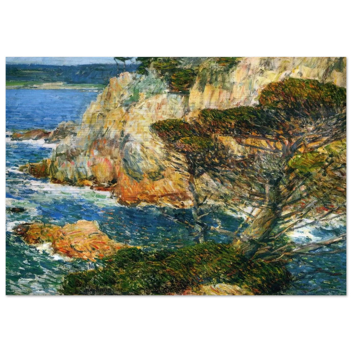 Point Lobos, Carmel - Childe Hassam Brushed Aluminum Print - 70x100 cm / 28x40 inches | Childe Hassam Aluminum Print | Childe Hassam Prints
