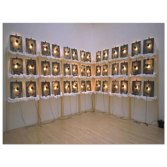 Christian Boltanski - THE RESERVE OF DEAD SWISS 1990 Fine Art Poster - Default Title