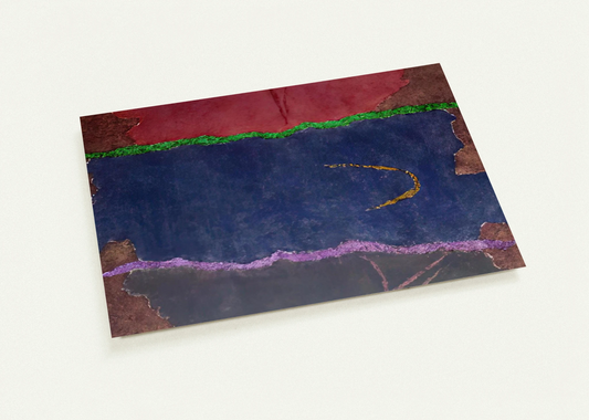 Infinity Field, Lefkada Series - 1982 By Theodoros Stamos Pack of 10 Post Cards | Theodoros Stamos Post Cards | A6 (10.5 x 14.8 cm) - 4.1 x 5.8 inches