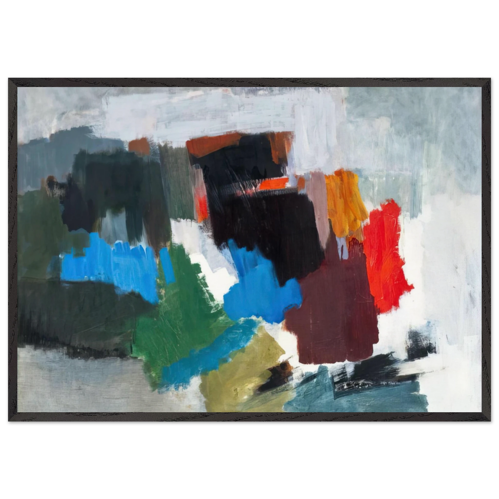 Sommitelma - 1967 - Tove Jansson Framed Art Print – Black Wooden Frame - Default Title - -Framed Art Print