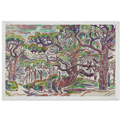 Walter Inglis Anderson - Walter Anderson Wall art - 30x45 cm / 12x18 Inches - Premium Wooden Framed Poster With Fine Art Paper - White frame