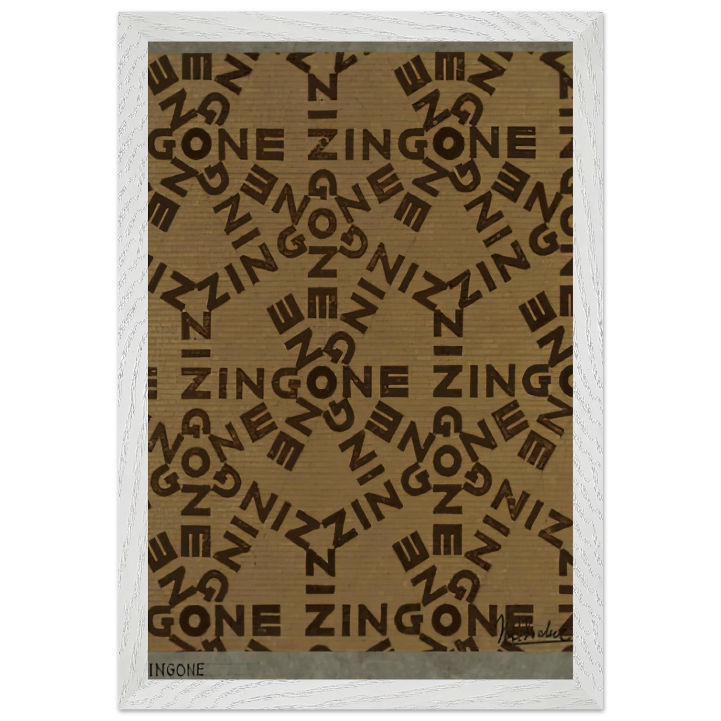 MC Escher - ESCHER (20) Wall Art - 30x40 cm / 12x16 inches - Premium Wooden Framed Poster With Fine Art Paper - Wood frame