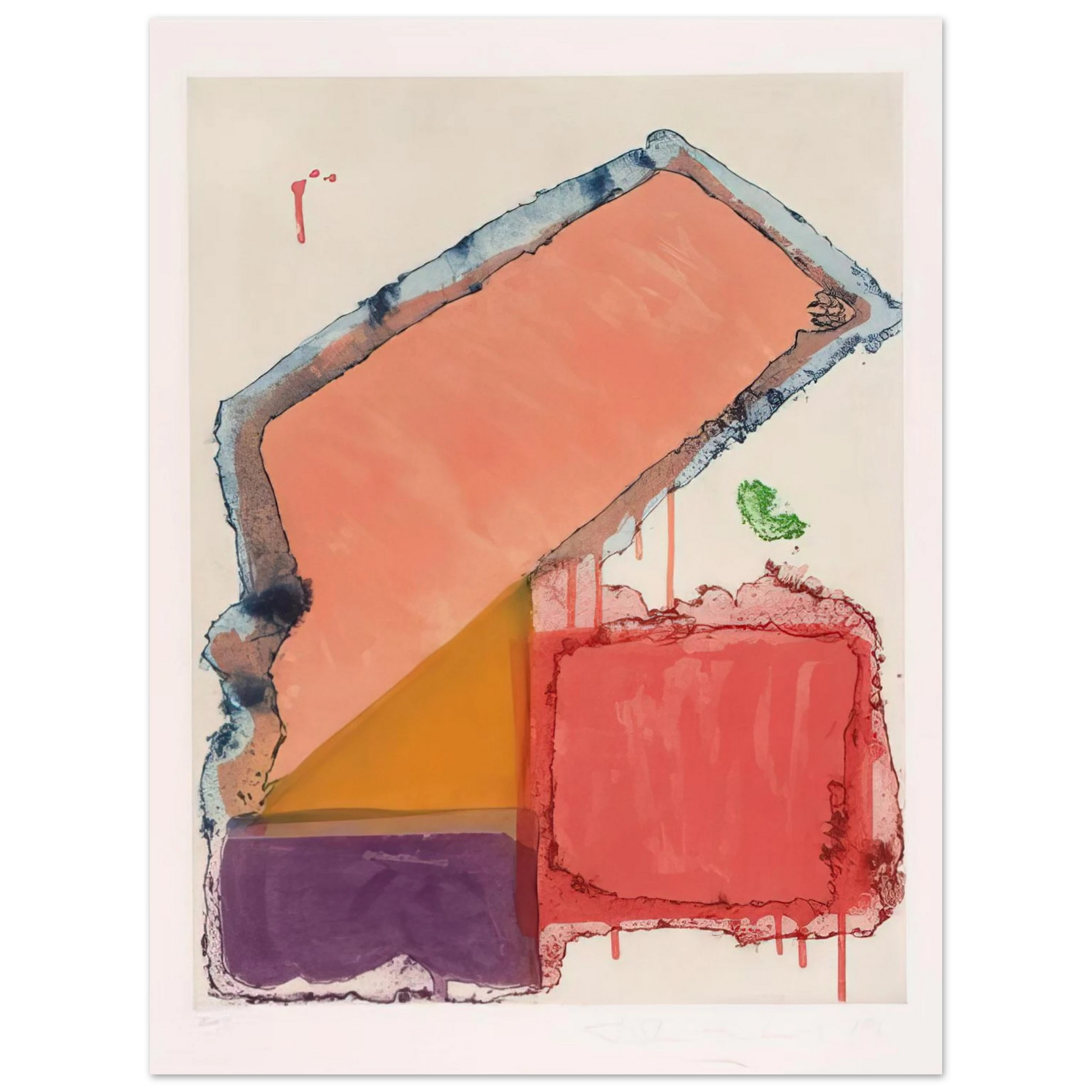 John Hoyland - Anking - 1979 Fine Art Poster - Default Title