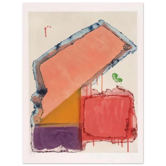 John Hoyland - Anking - 1979 Fine Art Poster - Default Title