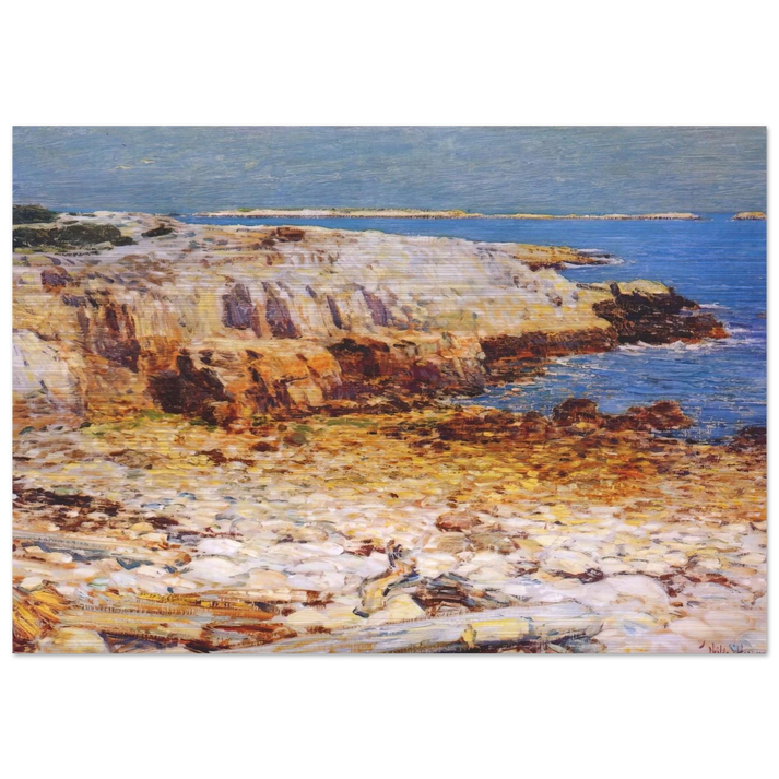 Northeast Headlands, New England Coast - Childe Hassam Brushed Aluminum Print - 70x100 cm / 28x40 inches | Childe Hassam Aluminum Print | Childe Hassam Prints