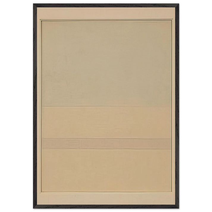 Spazio Luce - 1968 - Antonio Calderara 70x100 cm / 28x40 inches Framed Art Print – Black Wooden Frame