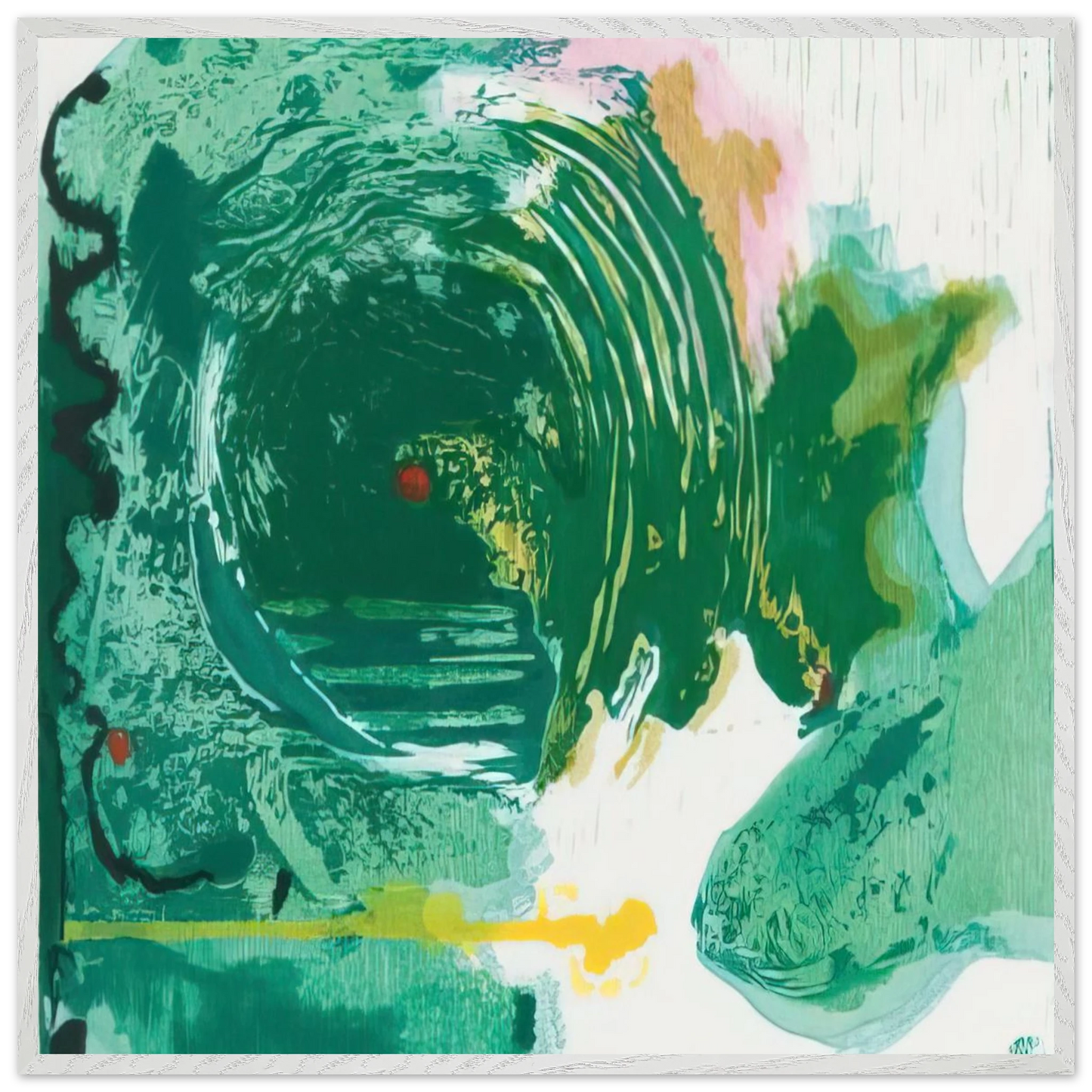 Helen Frankenthaler - Radius - 1993 Wall art - 50x70 cm / 20x28 inches - Fine Art Poster - -