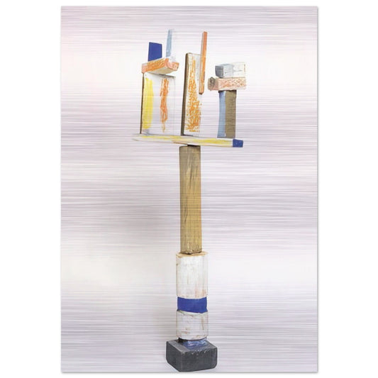 DIVERTIMENTO 1995 1 - Esteban Vicente Brushed Aluminum Print - 70x100 cm / 28x40 inches | Esteban Vicente Aluminum Print | Esteban Vicente Prints