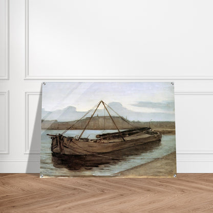 Evening at Weesperzijde Sun - Piet Mondrian Acrylic Print - 70x100 cm / 28x40″ inches