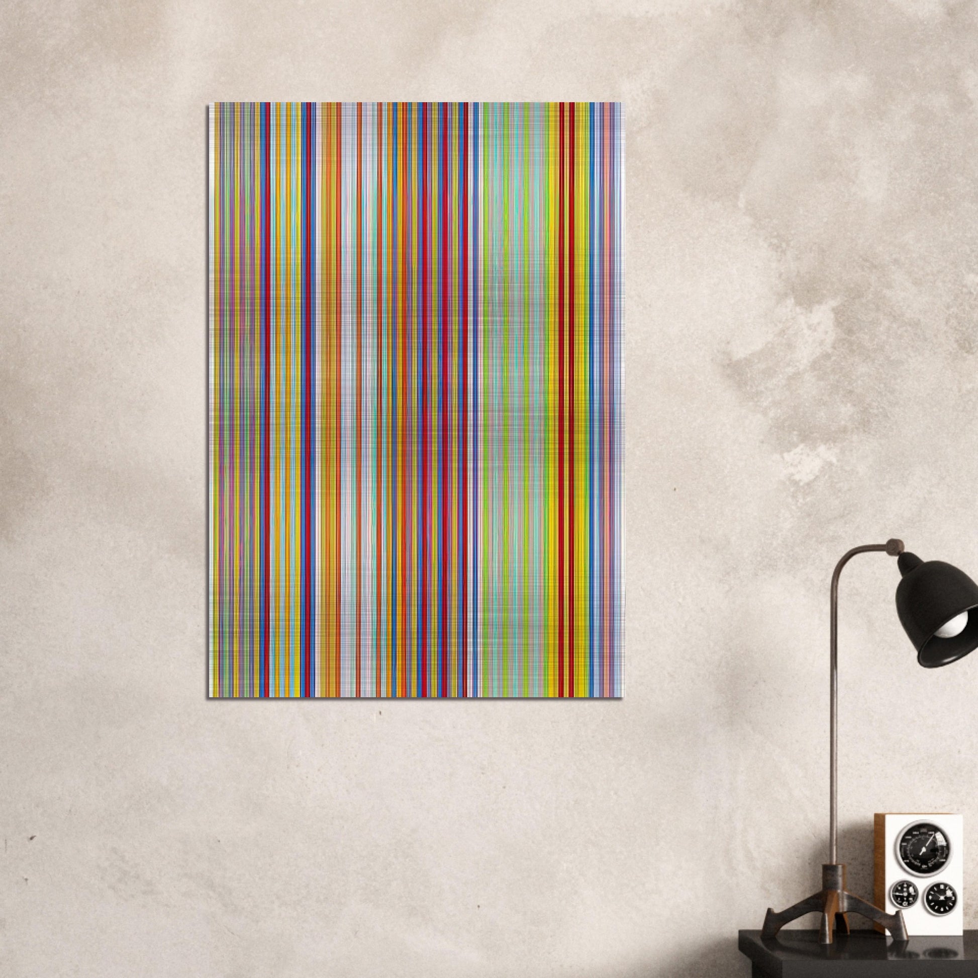 Graf Zeppelin - 1969 - Gene Davis Brushed Aluminum Print - 70x100 cm / 28x40 inches | Gene Davis Aluminum Print | Gene Davis Prints