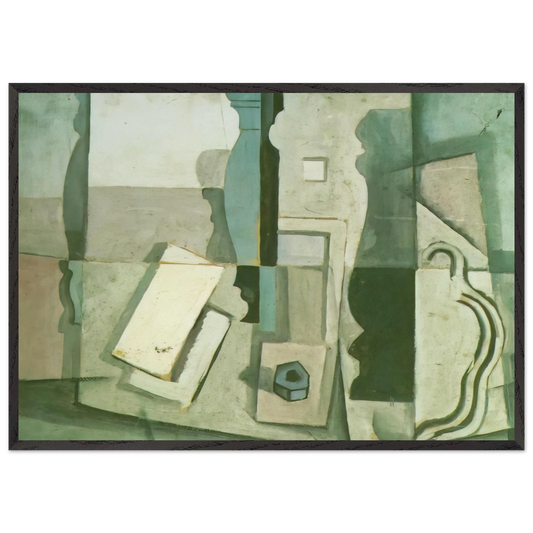 STILL LIFE 3 N2 - Salvador Dali Framed Art Print – Black Wooden Frame - Default Title - -Framed Art Print