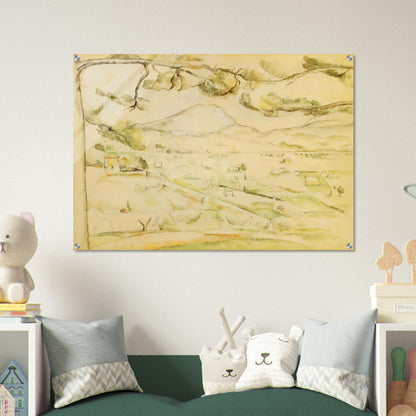 The Arc Valley - Paul Cézanne Acrylic Print - 70x100 cm / 28x40″ inches