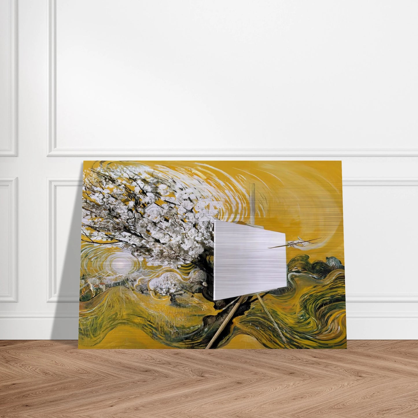 The Blossom Tree - 1982 - Brett Whiteley Brushed Aluminum Print - 70x100 cm / 28x40 inches | Brett Whiteley Aluminum Print | Brett Whiteley Prints