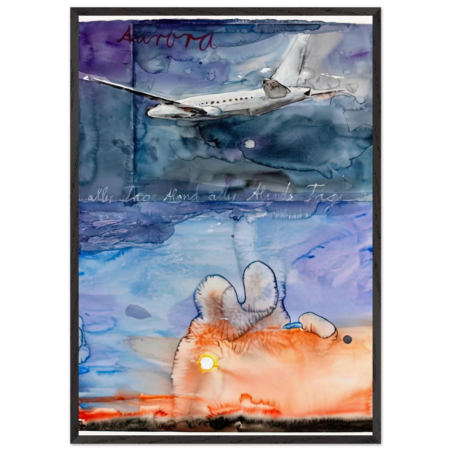 AURORA 2013 - Anselm Kiefer Framed Art Print – Black Wooden Frame - Default Title - -Framed Art Print