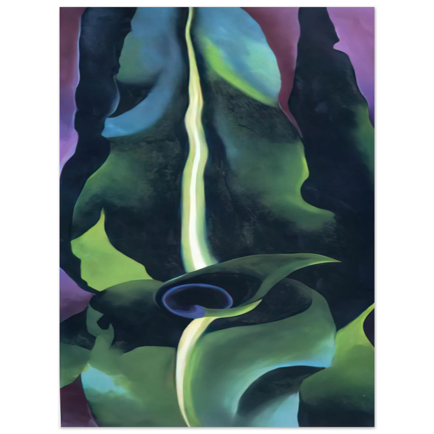 Georgia O'Keeffe - Corn, Dark I Fine Art Poster - 13x18 cm / 5x7 inches