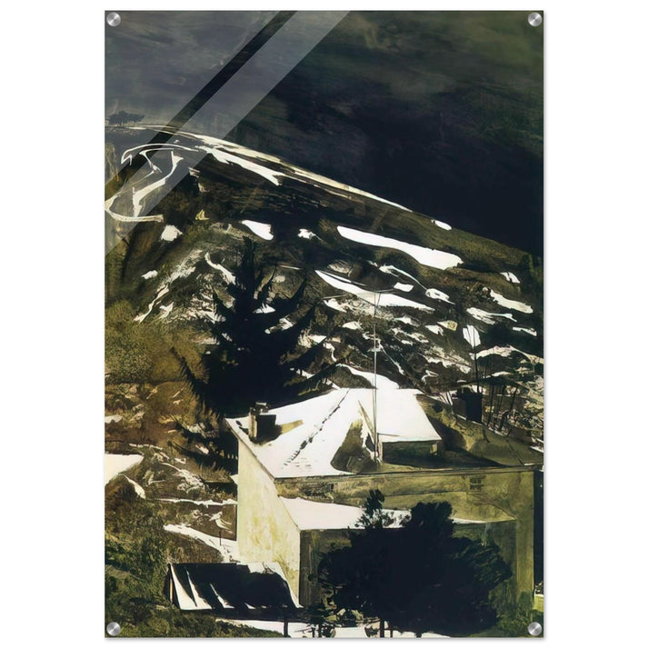 WOLF MOON 1975 - Andrew Wyeth Acrylic Print - 70x100 cm / 28x40″ inches