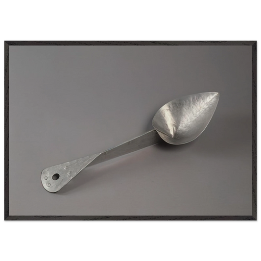 SERVING SPOON 1945 - Alexander Calder Framed Art Print – Black Wooden Frame - Default Title - -Framed Art Print