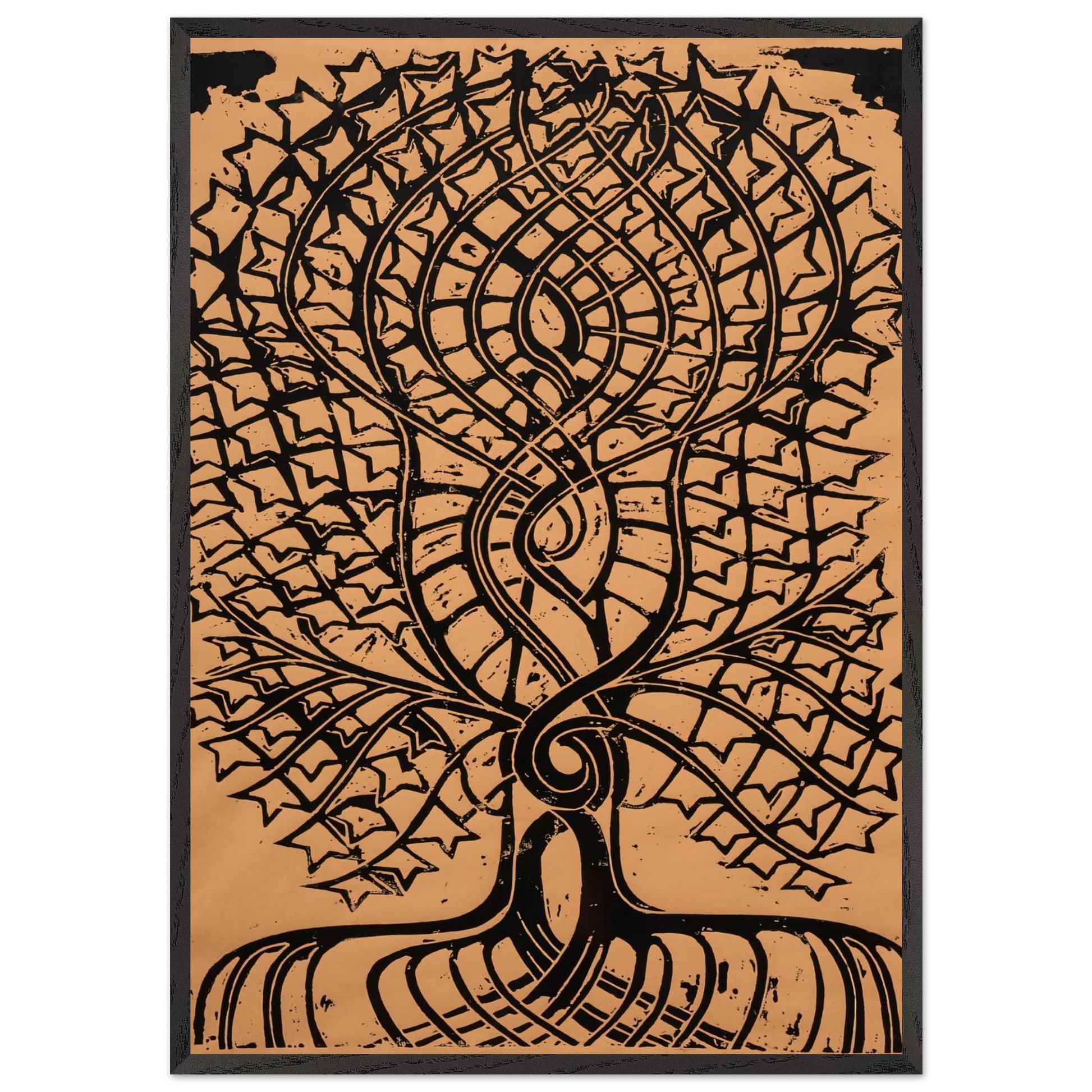 Walter Anderson N24 - Walter Inglis Anderson Framed Art Print – Black Wooden Frame - Default Title - -Framed Art Print