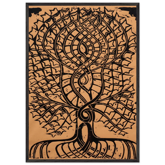 Walter Anderson N24 - Walter Inglis Anderson Framed Art Print – Black Wooden Frame - Default Title - -Framed Art Print