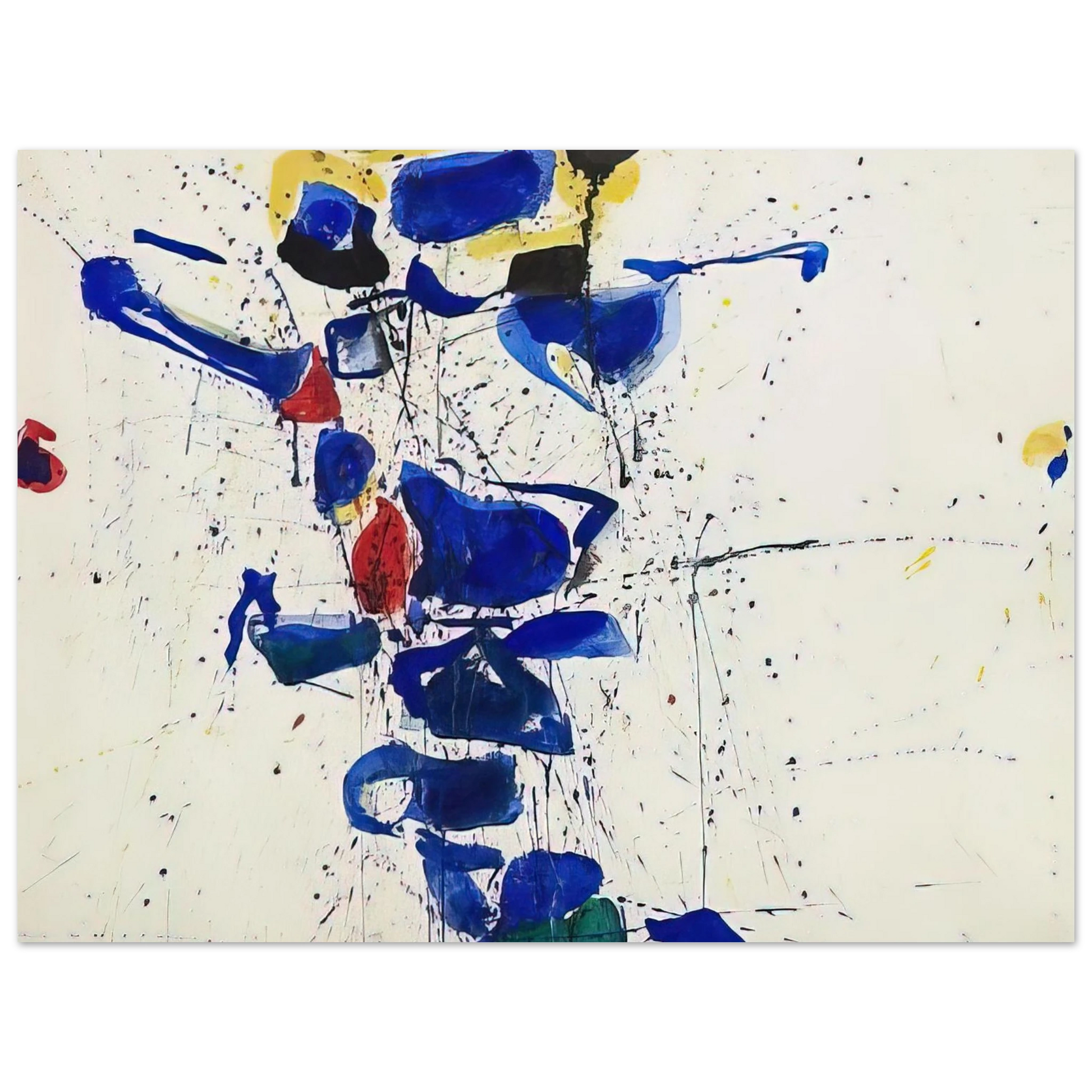Sam Francis - Untitled  SF59-531  Fine Art Poster - Default Title