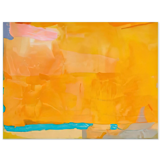Helen Frankenthaler - Royal Fireworks, 1975- Wall Art - 21x29.7 cm / 8x12" - Fine Art Poster - -