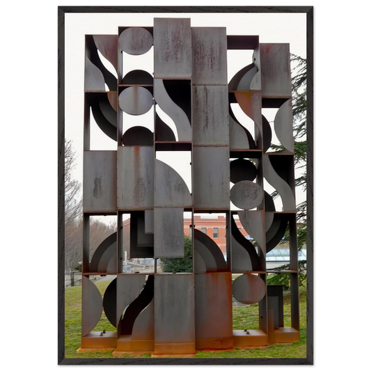 ATMOSPHERE AND ENVIRONMENT X 1969 - Louise Nevelson Framed Art Print – Black Wooden Frame - Default Title - -Framed Art Print