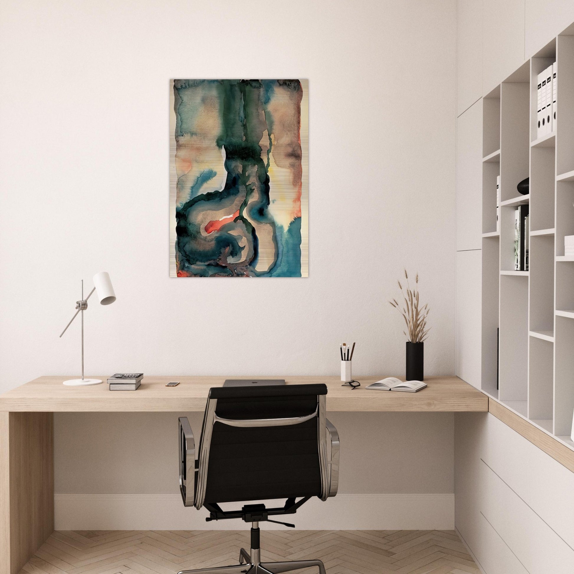 Portrait No. III - Georgia O'Keeffe Brushed Aluminum Print - 70x100 cm / 28x40 inches | Georgia O'Keeffe Aluminum Print | Georgia O'Keeffe Prints