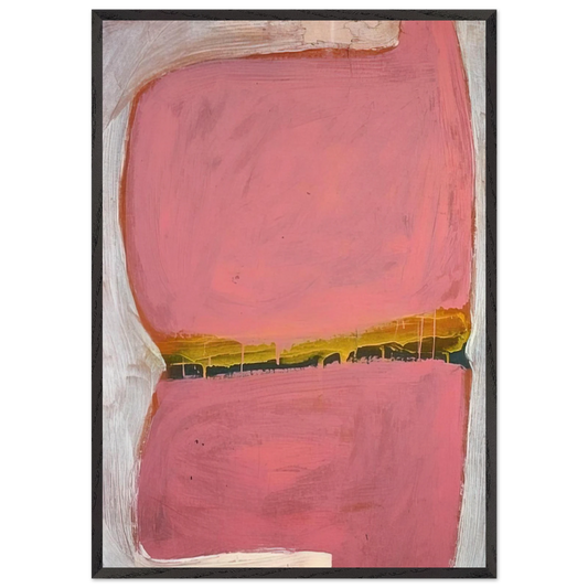 TII-205 - 1965 - Daniel Buren Framed Art Print – Black Wooden Frame - Default Title - -Framed Art Print