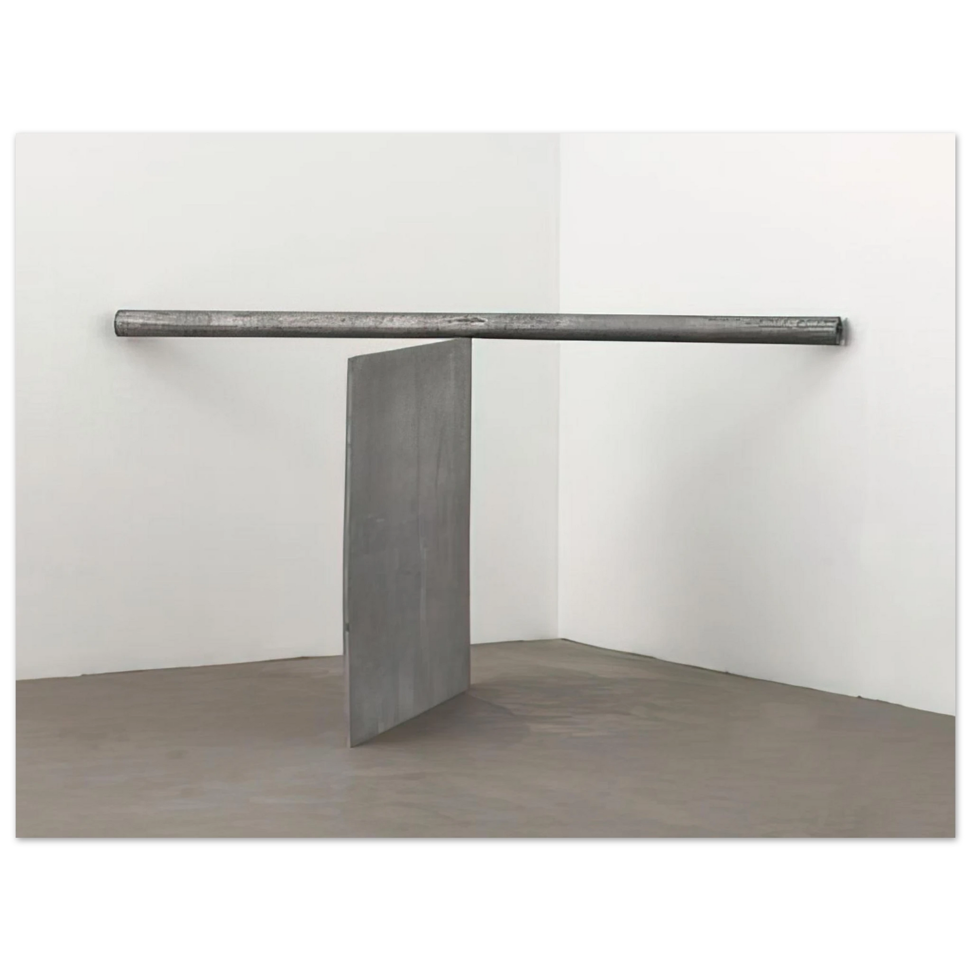 Richard Serra - EQUAL CORNER PROP PIECE 1970 Fine Art Poster - Default Title