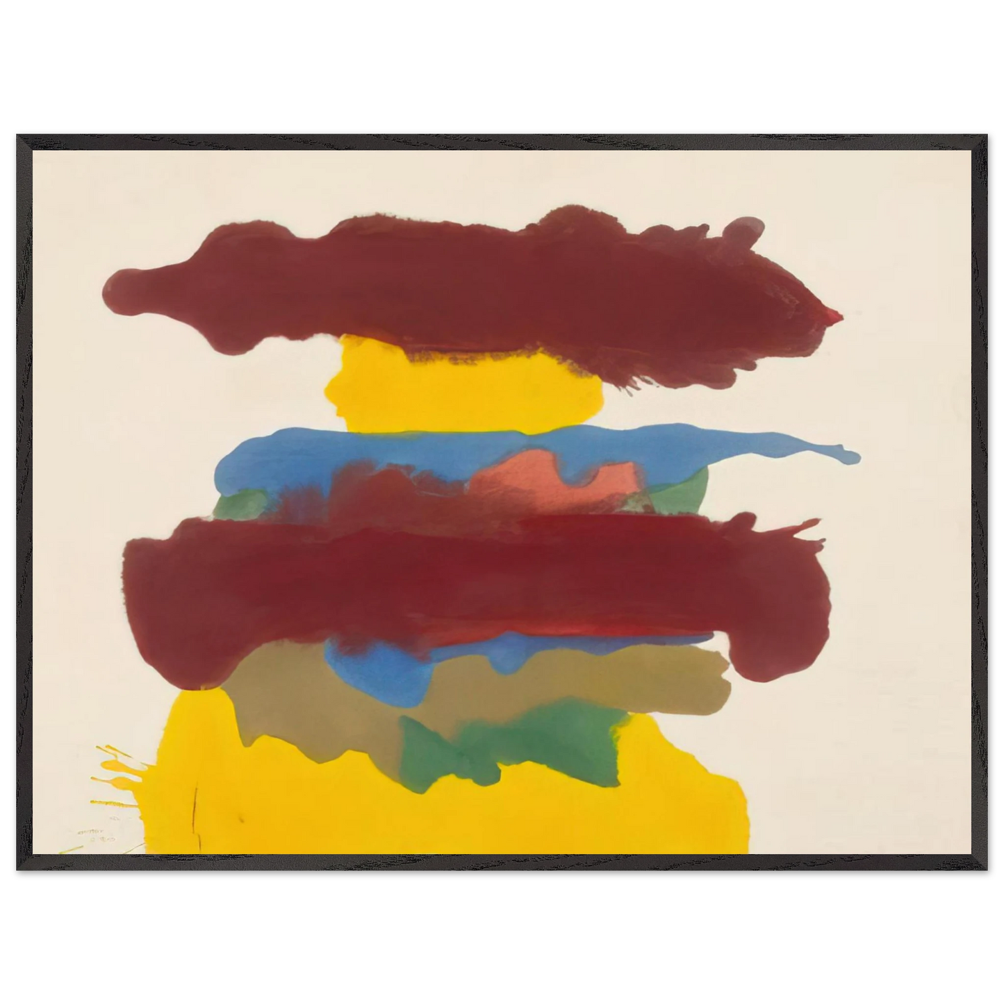 Helen Frankenthaler - Weather Change - 1963 Wall art - 28x43  cm / XL (11x17 inches) - Fine Art Poster - -