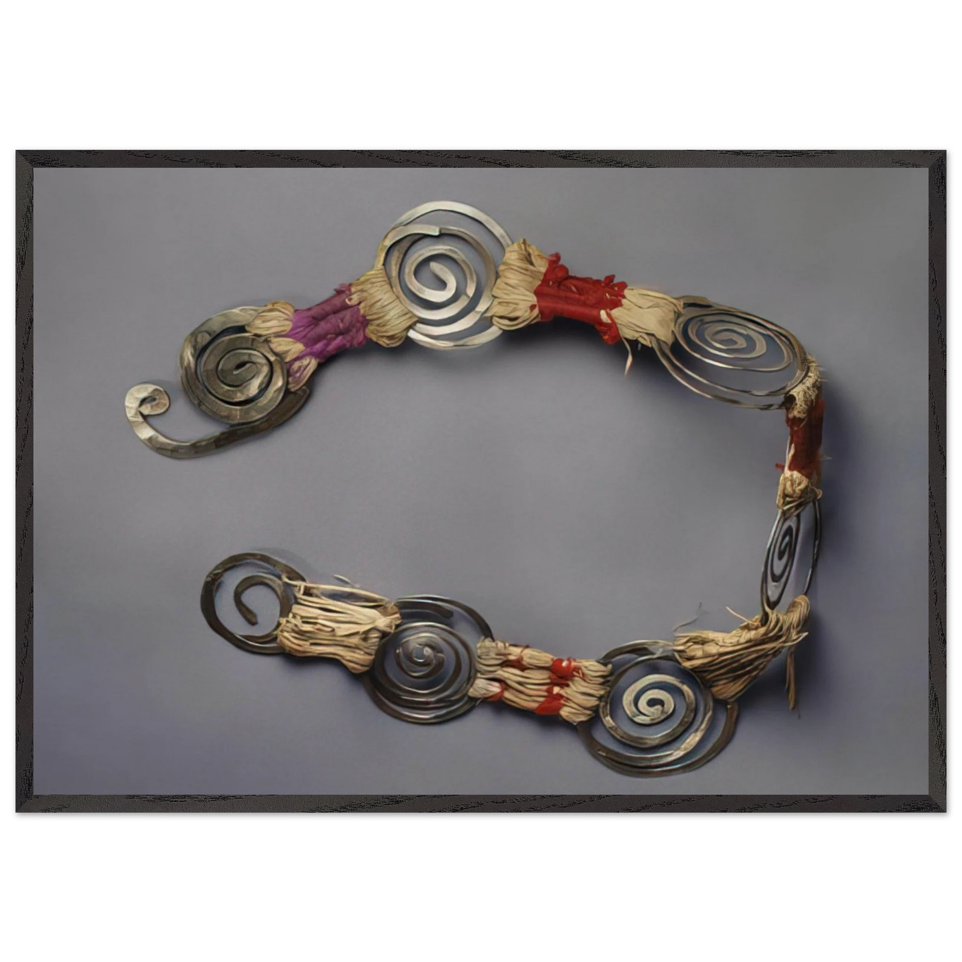 BELT 1935 - Alexander Calder Framed Art Print – Black Wooden Frame - Default Title - -Framed Art Print