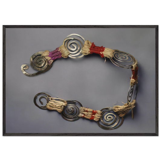 BELT 1935 - Alexander Calder Framed Art Print – Black Wooden Frame - Default Title - -Framed Art Print