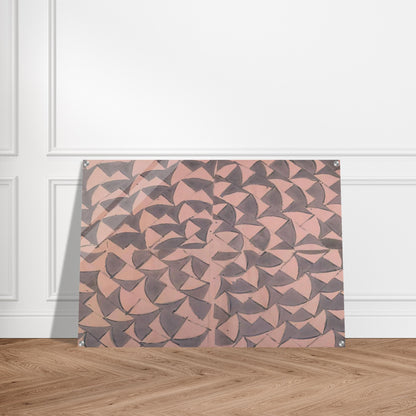 Rosa grigio grande - 1973 - Carla Accardi Acrylic Print - 70x100 cm / 28x40″ inches | Carla Accardi Wall Art | Carla Accardi Prints