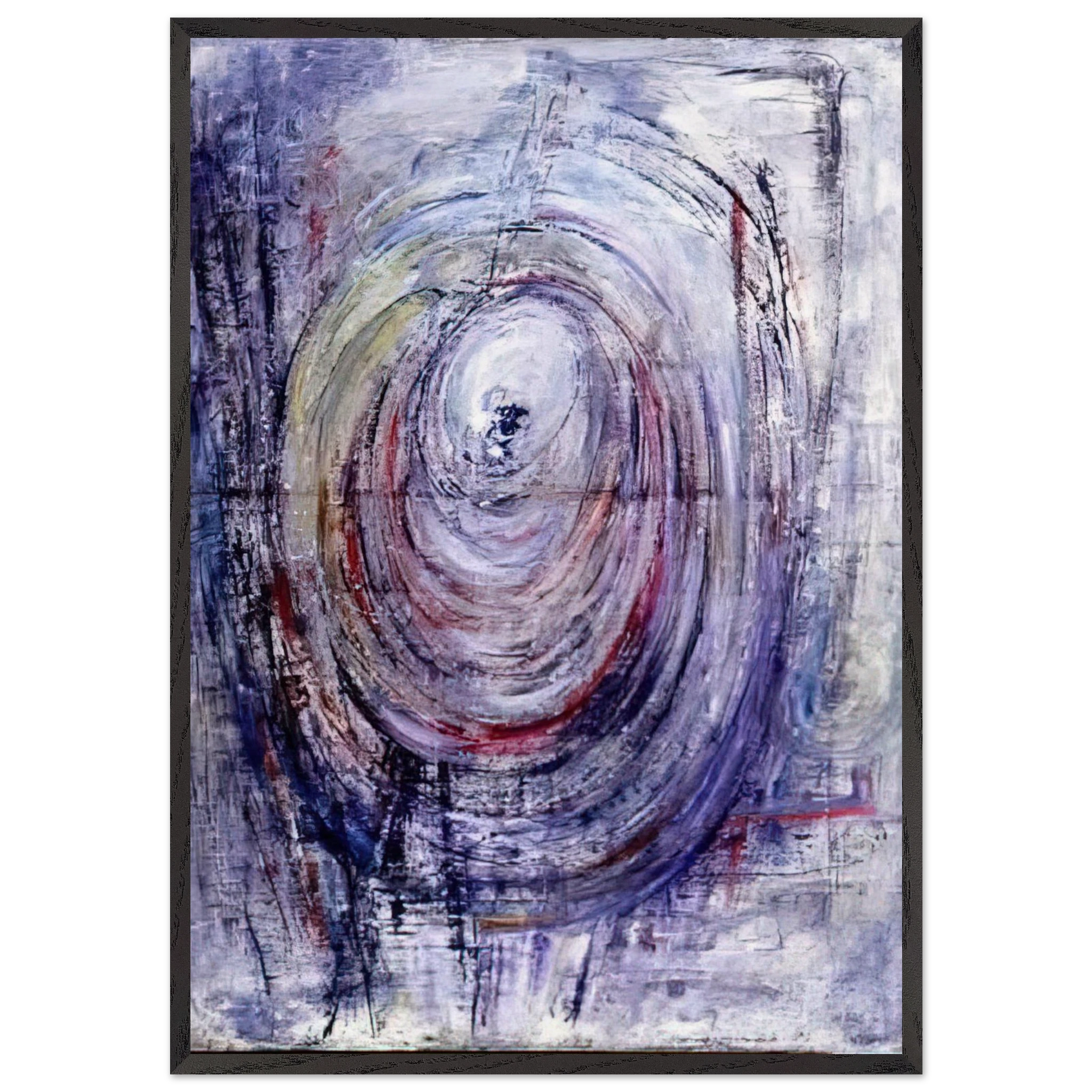 Le Tourbillon - 1947 - Wols Framed Art Print – Black Wooden Frame - Default Title - -Framed Art Print