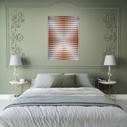 Rilievo cromodinamico - Op Art - Dadamaino Brushed Aluminum Print - 70x100 cm / 28x40 inches | Dadamaino Aluminum Print | Dadamaino Prints