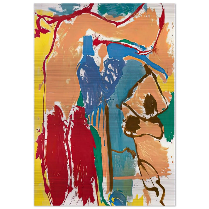 Mediterranean Thoughts, 1960- - Helen Frankenthaler Brushed Aluminum Print - 70x100 cm / 28x40 inches | Helen Frankenthaler Aluminum Print | Helen Frankenthaler Prints