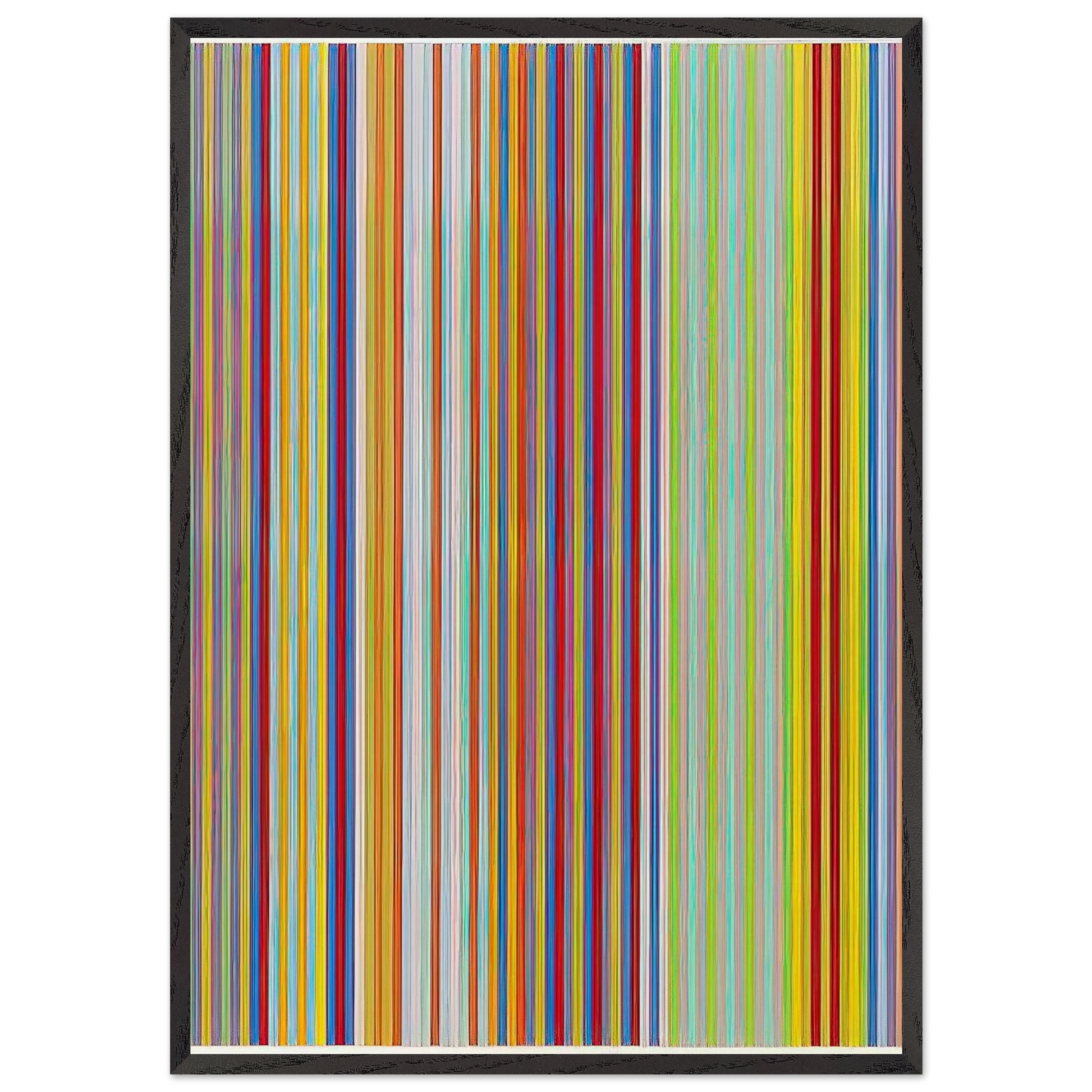 Graf Zeppelin - 1969 - Gene Davis Framed Art Print – Black Wooden Frame - Default Title - -Framed Art Print