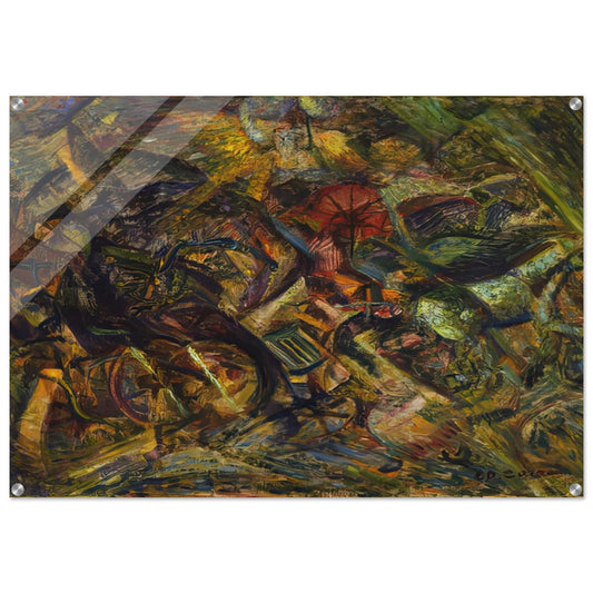 JOLTS OF A CAB 1911 - Carlo Carra Acrylic Print - 70x100 cm / 28x40″ inches
