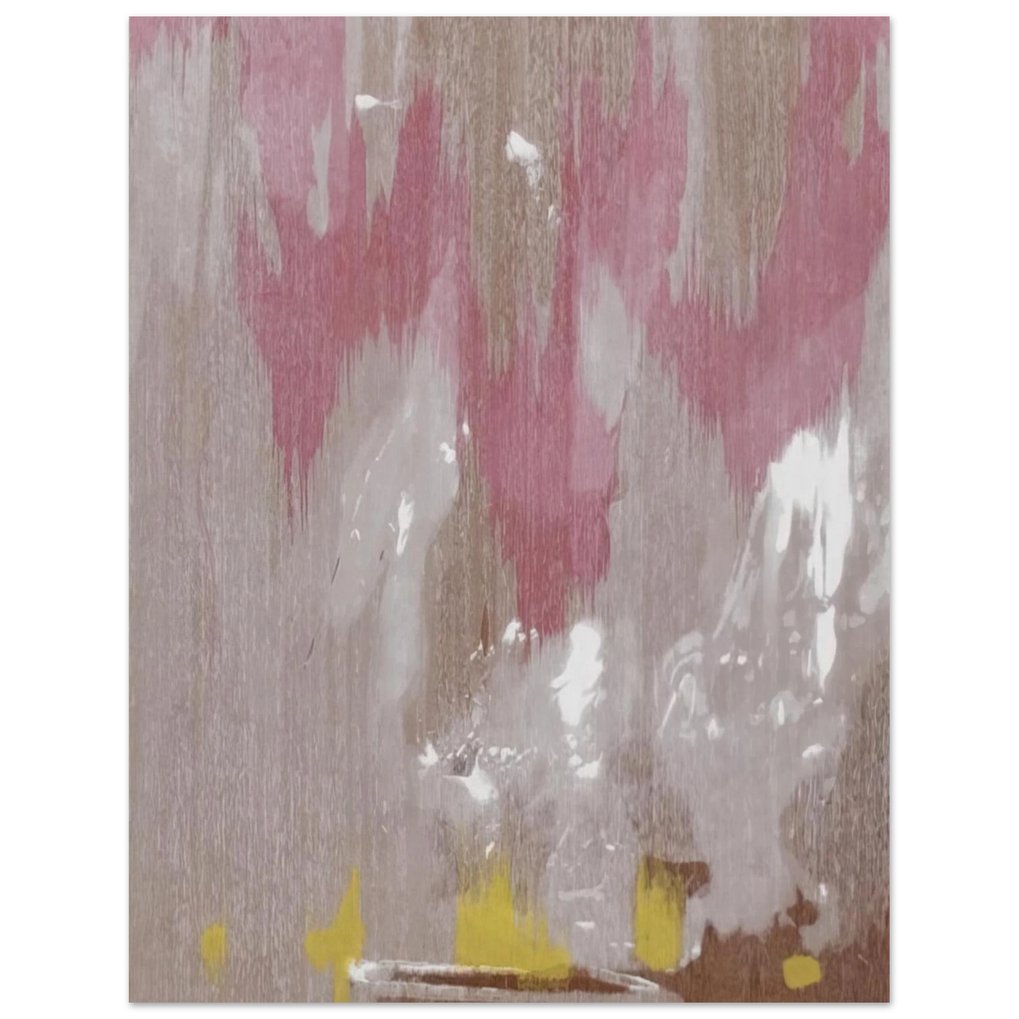 Helen Frankenthaler - Tales of Genji IV - 1998 Wall art - 15x20 cm / 6x8 inches - Premium Wooden Framed Poster With Fine Art Paper - Black frame