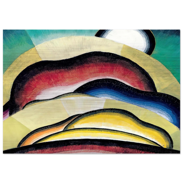 Sunrise - 1924 - Arthur Dove Brushed Aluminum Print - 70x100 cm / 28x40 inches | Arthur Dove Aluminum Print | Arthur Dove Prints