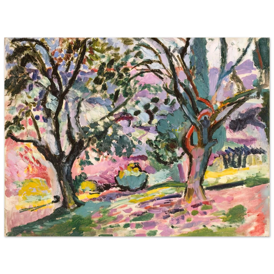 Henri Matisse - OLIVE TREES AT COLLIOURE 1906 Fine Art Poster - Default Title