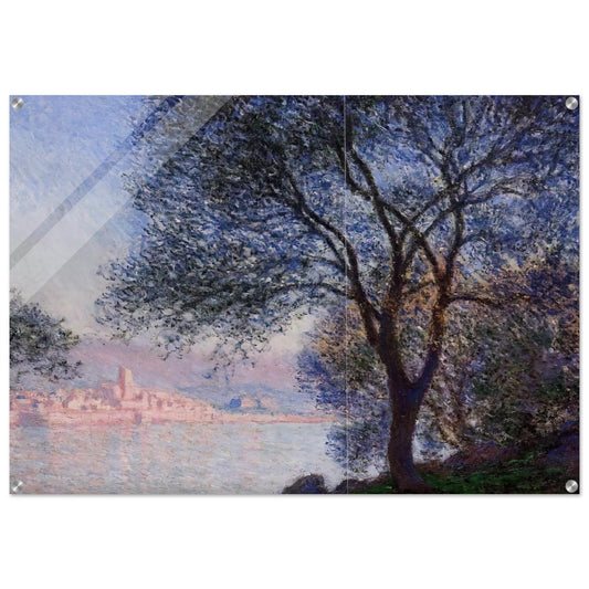 Antibes Seen from the Salis Gardens 02 - claude monet Acrylic Print - 70x100 cm / 28x40″ inches | claude monet Wall Art | claude monet Prints