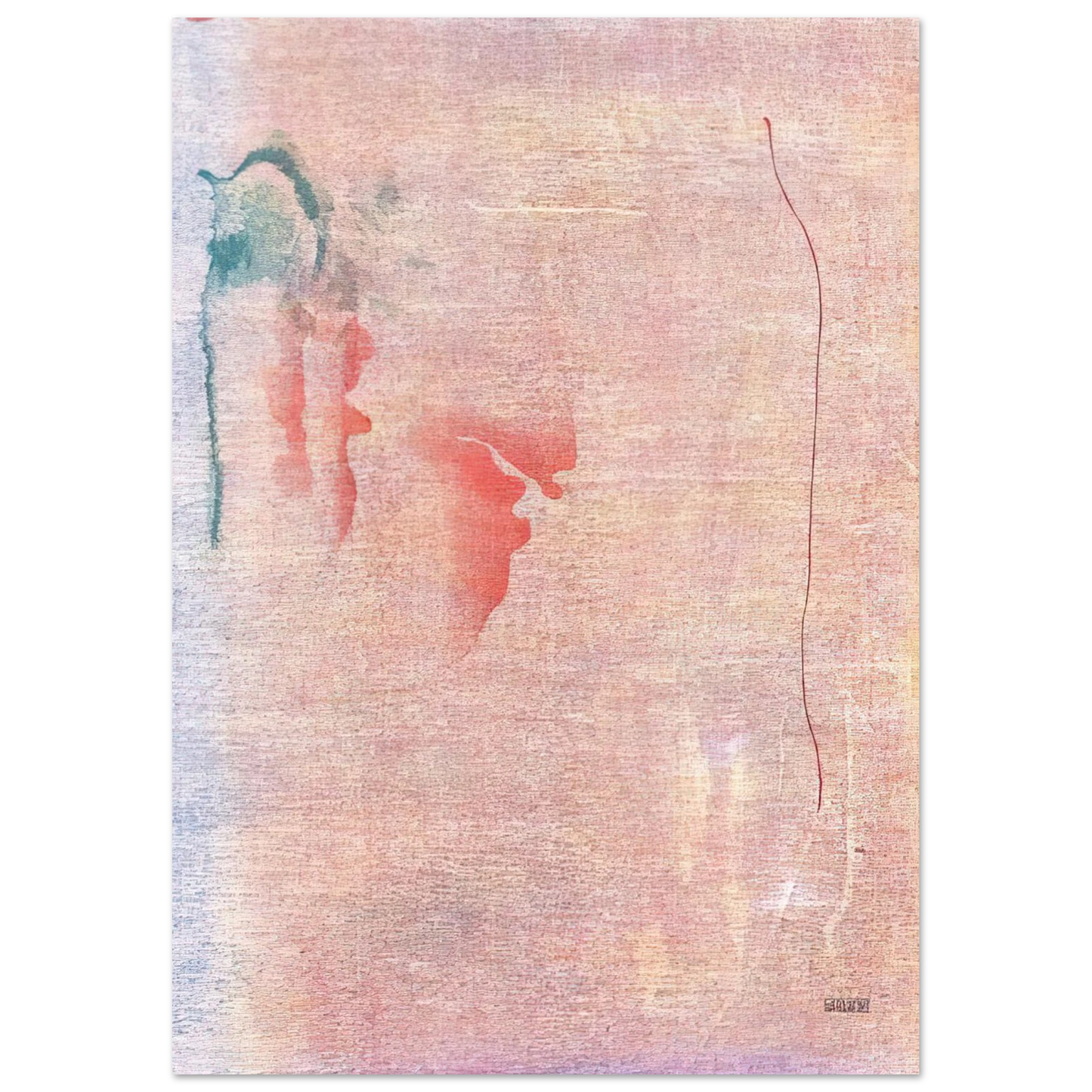 Helen Frankenthaler - Cedar Hill - 1983 Wall art - 60x80 cm / 24x32 inches - Fine Art Poster - -