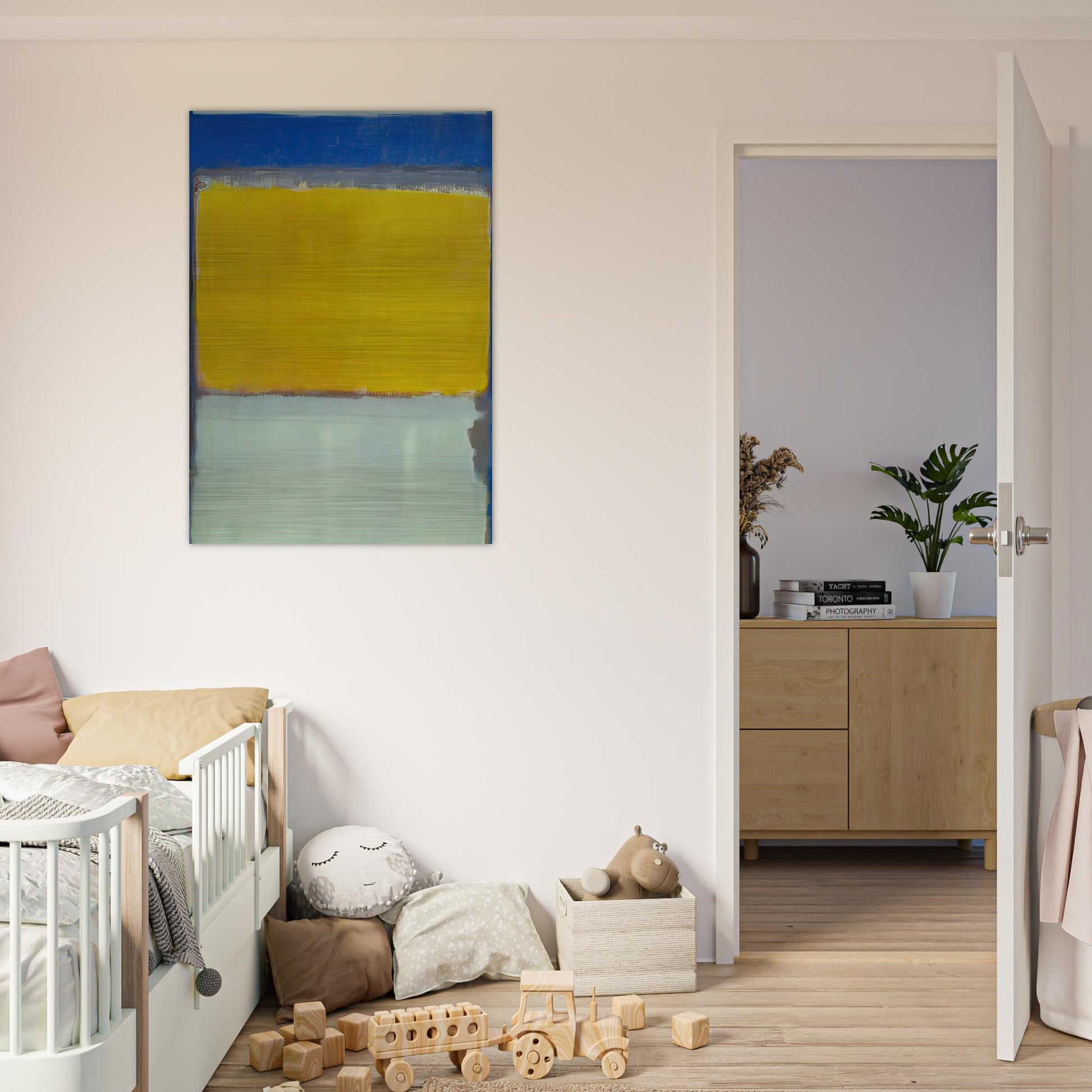 No.10 - 1950 - Mark Rothko Brushed Aluminum Print - 70x100 cm / 28x40 inches | Mark Rothko Aluminum Print | Mark Rothko Prints