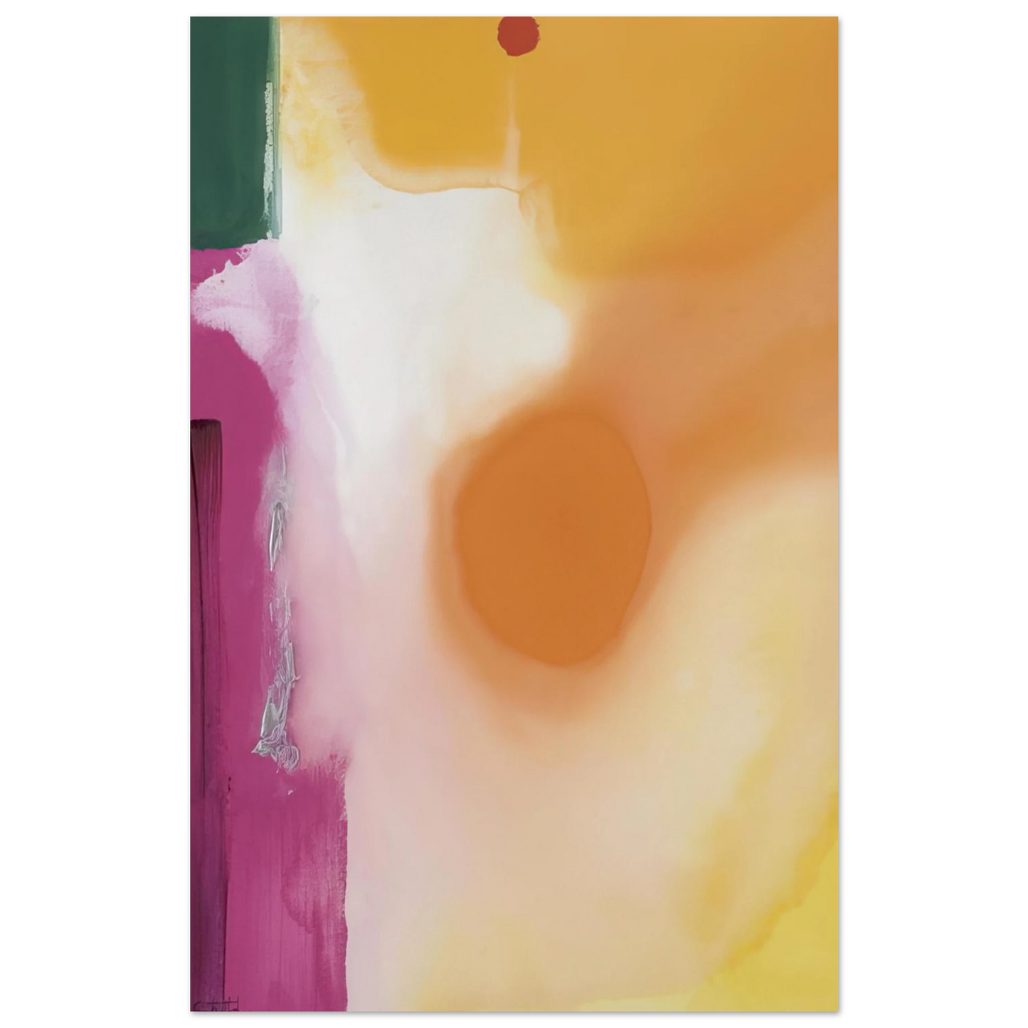 Helen Frankenthaler - Bullseye - 1989 Wall art - A1 (59.4 x 84.1  cm) - Fine Art Poster - -