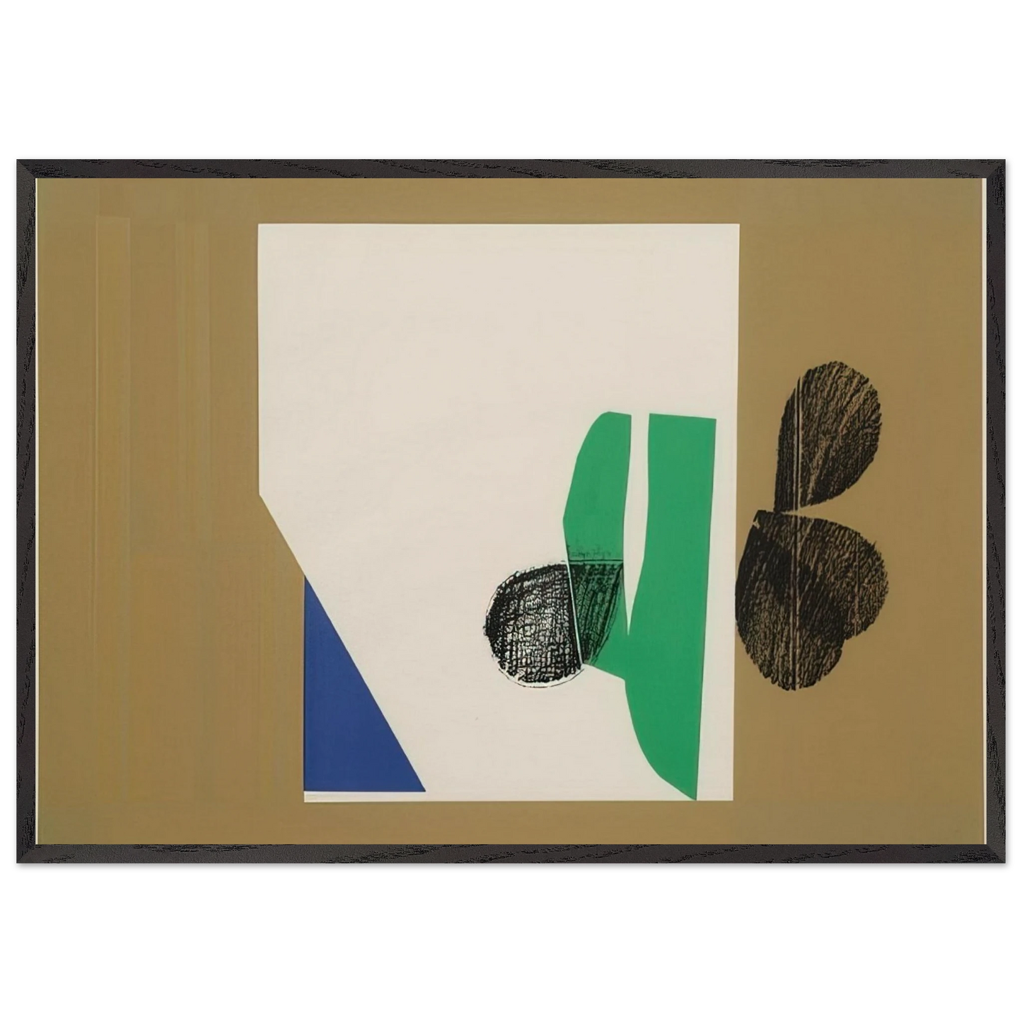 Enter Laughing - 1964 - Howard Hodgkin Framed Art Print – Black Wooden Frame - Default Title - -Framed Art Print