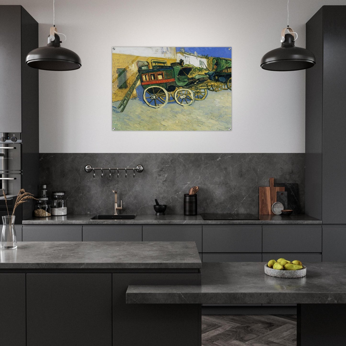 The Tarascon Diligence - Vincent van Gogh Acrylic Print - 70x100 cm / 28x40″ inches | Vincent van Gogh Wall Art | Vincent van Gogh Prints