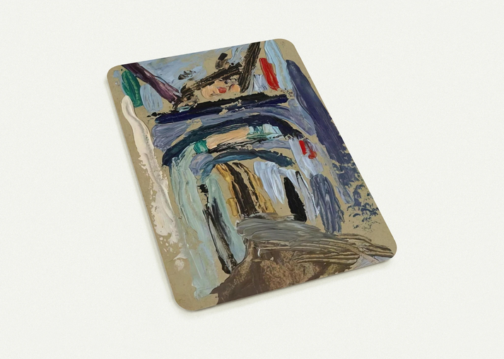 GASSE MIT TORBOGEN By Gabriele Munter Pack of 10 Post Cards | Gabriele Munter Post Cards | A6 (10.5 x 14.8 cm) - 4.1 x 5.8 inches